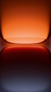 Orange and Dark iPhone 17 Pro Wallpaper Orange and Dark iPhone 17 Pro Wallpaper