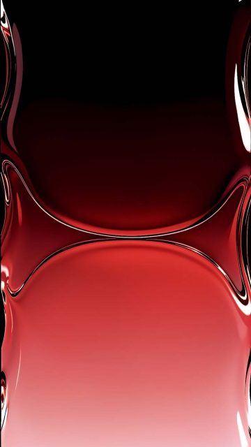 Red Liquid Glass iPhone 17 Pro Wallpaper