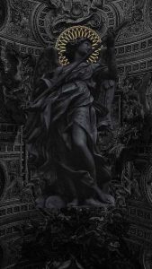 Aesthetic Dark Art iPhone 17 Pro Wallpaper