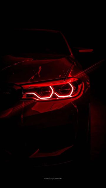 BMW Lights iPhone 17 Pro Wallpaper