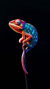 Chameleon iPhone 17 Pro Wallpaper Chameleon iPhone 17 Pro Wallpaper