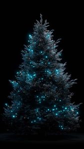 Christmas Tree iPhone 17 Pro Wallpaper Christmas Tree iPhone 17 Pro Wallpaper