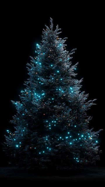 Christmas Tree iPhone 17 Pro Wallpaper
