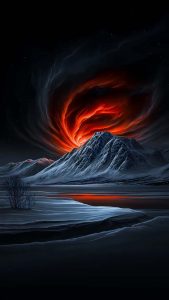 Dark Sky iPhone 17 Pro Wallpaper