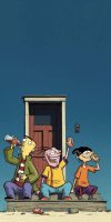 Ed Edd and Eddy iPhone 17 Pro Wallpaper