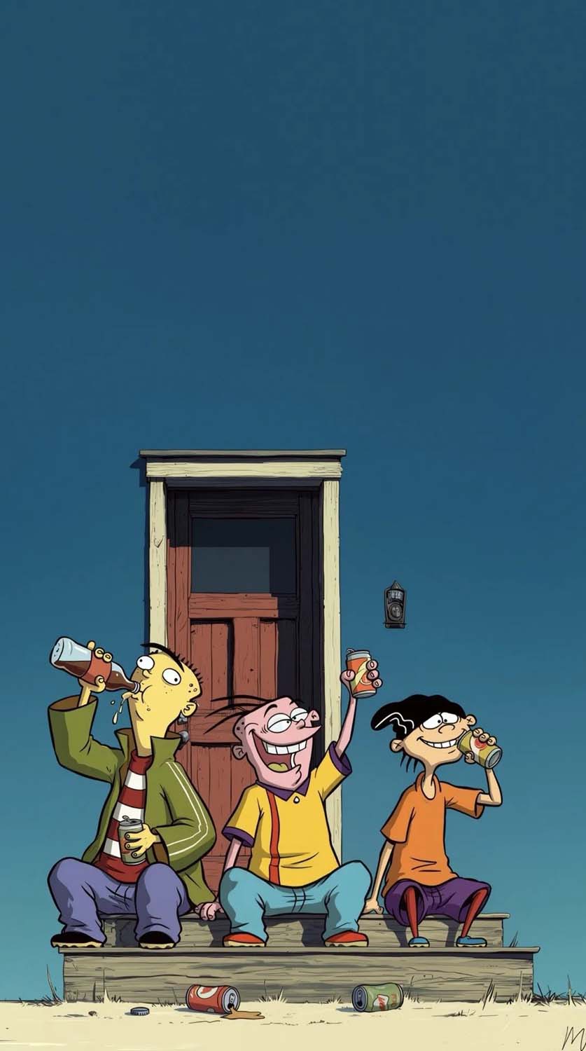 Ed Edd and Eddy iPhone 17 Pro Wallpaper