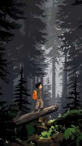 Exploring Forest iPhone 17 Pro Wallpaper