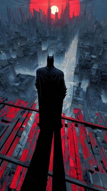 Gotham Batman iPhone 17 Pro Wallpaper