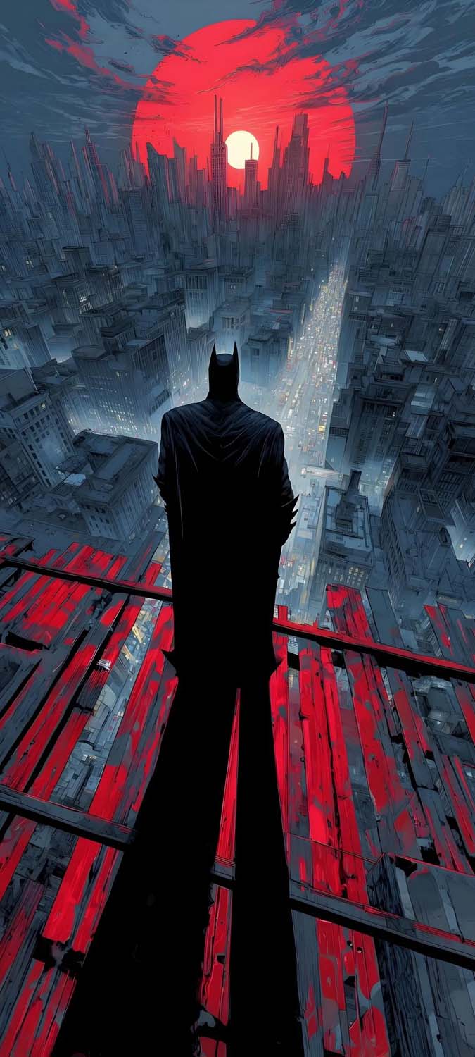 Gotham Batman iPhone 17 Pro Wallpaper