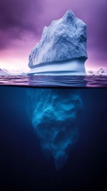 Iceberg iPhone 17 Pro Wallpaper