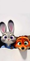 Judy Hopps and Nick Wilde Zootopia iPhone 17 Pro Wallpaper
