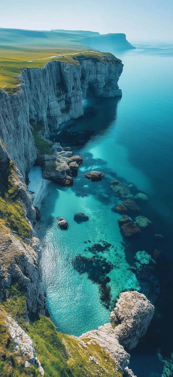 Ocean Shore Rocks iPhone 17 Pro Wallpaper