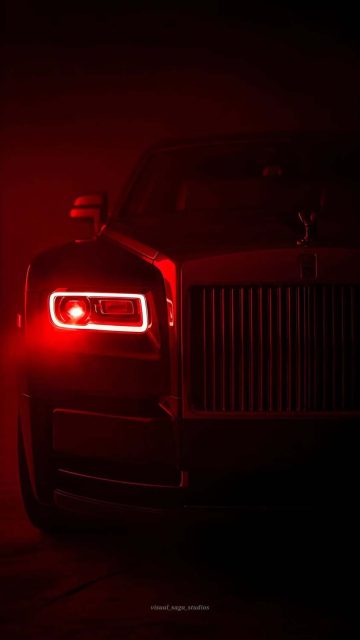 Rolls Royce Lights iPhone 17 Pro Wallpaper