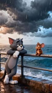 Tom and Jerry iPhone 17 Pro Wallpaper