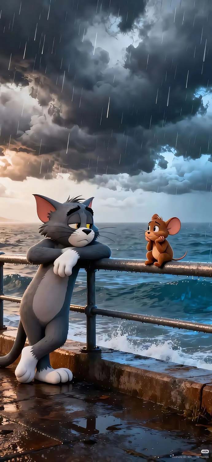 Tom and Jerry iPhone 17 Pro Wallpaper