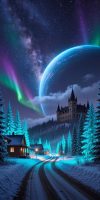 Winter Castle iPhone 17 Pro Wallpaper