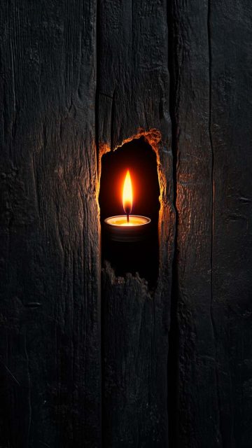 Candle iPhone Wallpaper