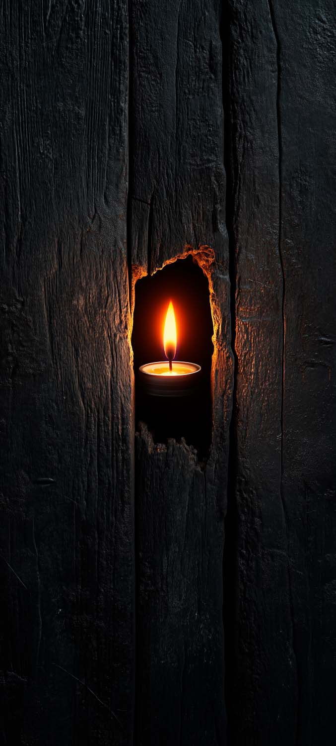 Candle iPhone Wallpaper