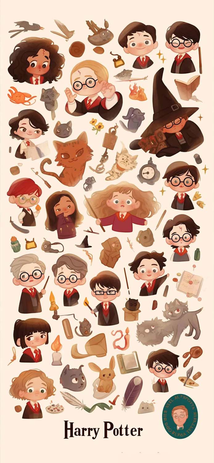 Cute Harry Potter iPhone Wallpaper