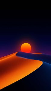 Dunes Sunrise iPhone Wallpaper