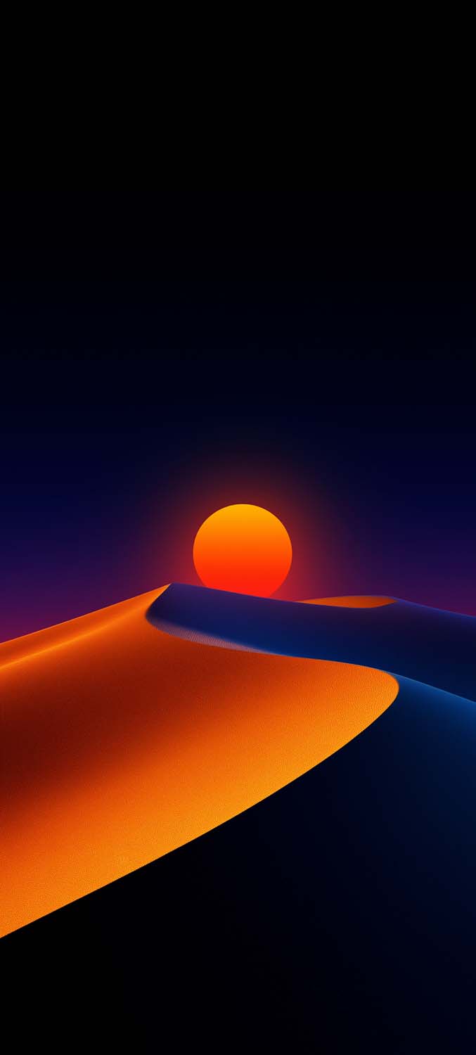 Dunes Sunrise iPhone Wallpaper