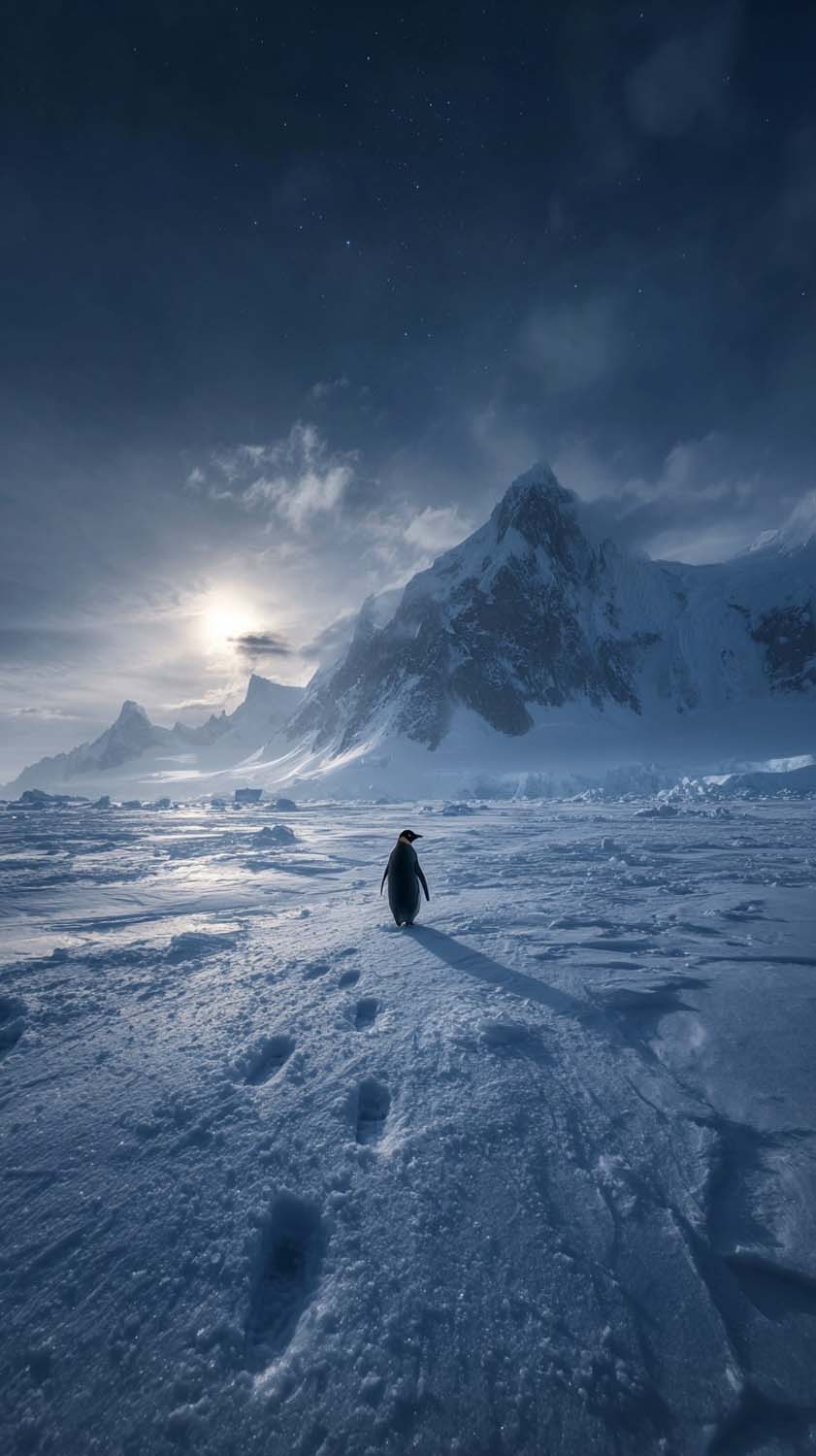 Little Penguin 4K iPhone Wallpaper