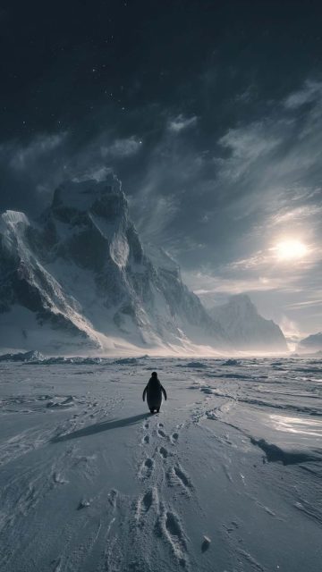 Penguin 4K iPhone Wallpaper