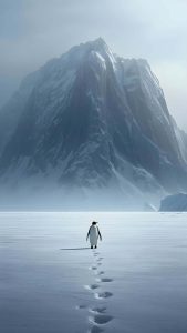 Penguin Alone iPhone Wallpaper Penguin Alone iPhone Wallpaper