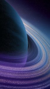 Planet Rings iPhone Wallpaper