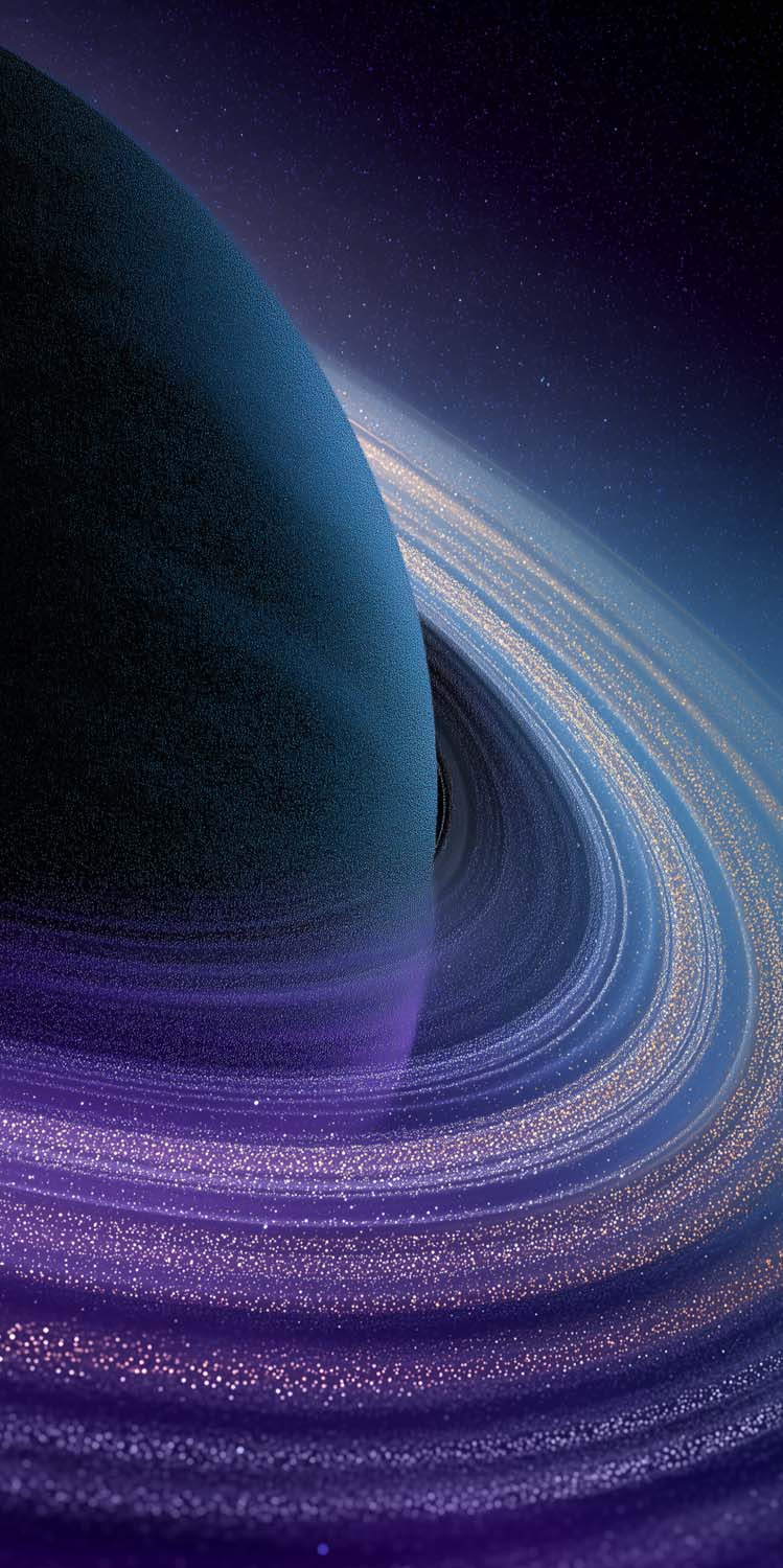 Planet Rings iPhone Wallpaper