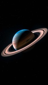 Planet Saturn iPhone Wallpaper