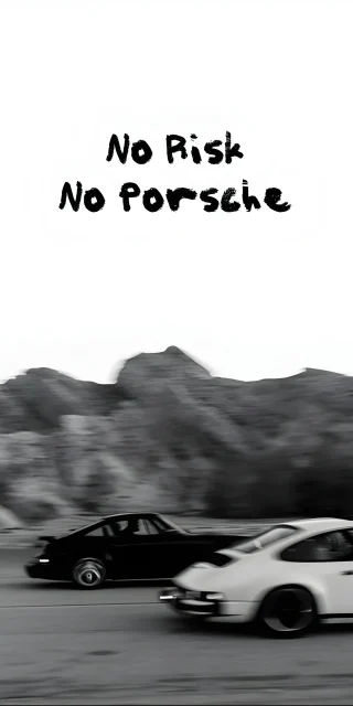 porsche-911-motivational-quote-no-risk-black-and-white-wallpaper-scaled