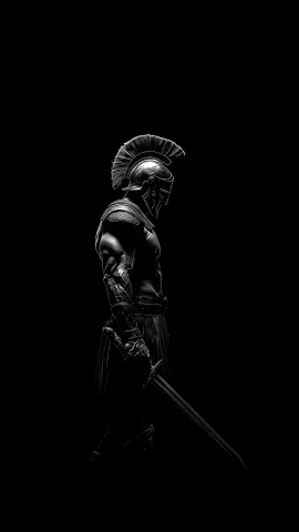 spartan warrior silhouette gym motivation wallpaper