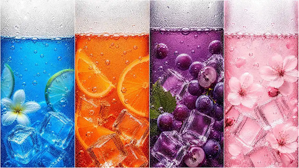 Fruit Soda Ice drink Wallpapers