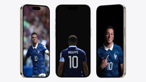 Kylian Mbappé iphone Wallpapers
