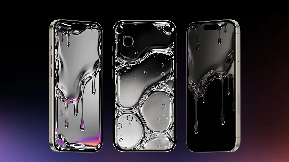 iPhone Liquid Glass Wallpapers