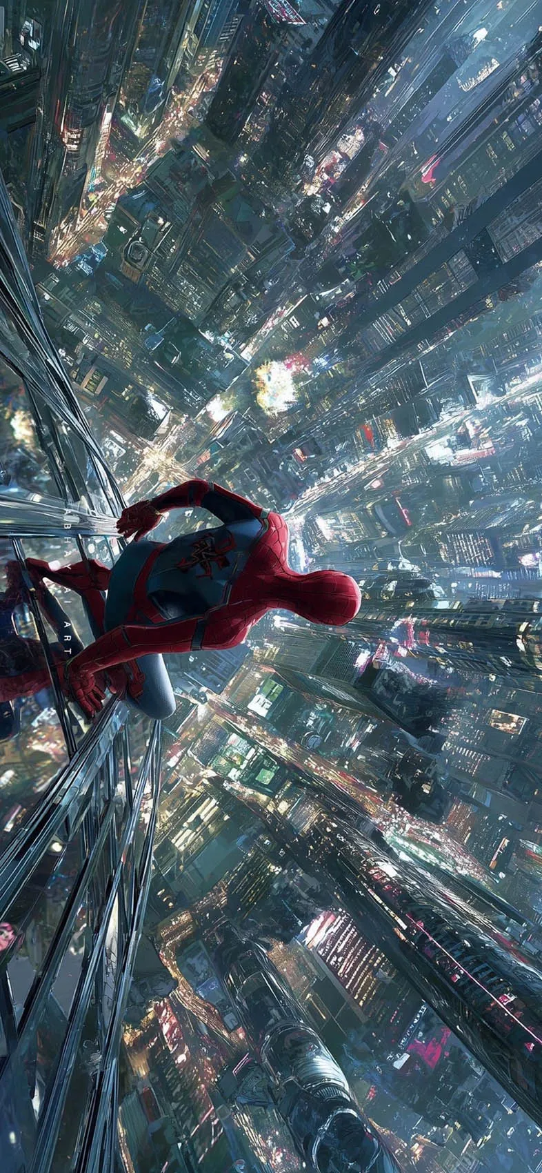 Spider-Man 3D Wallpapers for iPhone (4K HD) – Free Download 1 4k-3d-spider-man-city-nightscape-iPhone-Wallpaper