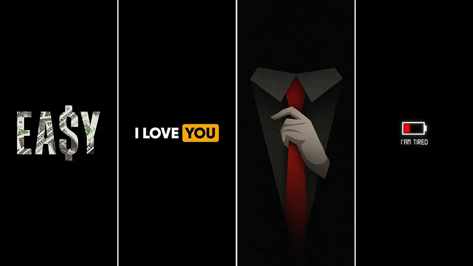 AMOLED Black iPhone Wallpaper Pack