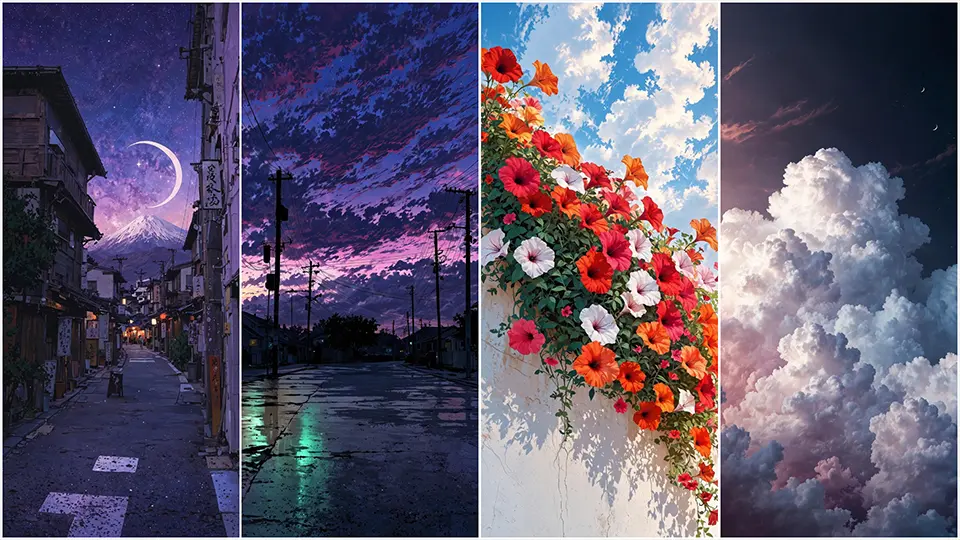 Aesthetic iPhone Wallpapers Dreamy Sky, Anime & Nature Backgrounds