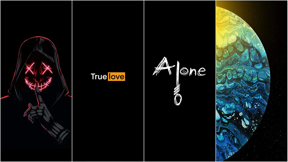Home 1 Best Black 4K Backgrounds for iPhone