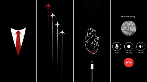 Deep Black AMOLED Dark iPhone Wallpapers