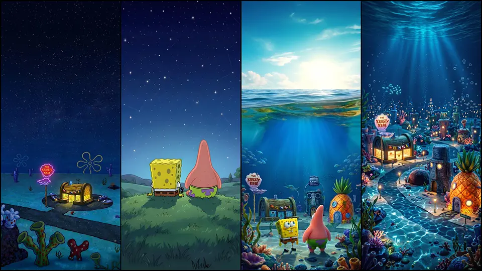 SpongeBob iPhone 4K Wallpapers for Every Style