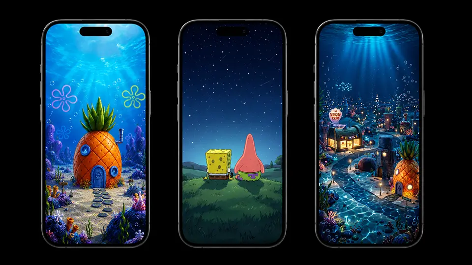 Home 3 SpongeBob iPhone Wallpapers for Every Style