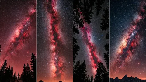 Stunning Galaxy Night Sky Backgrounds for iPhone