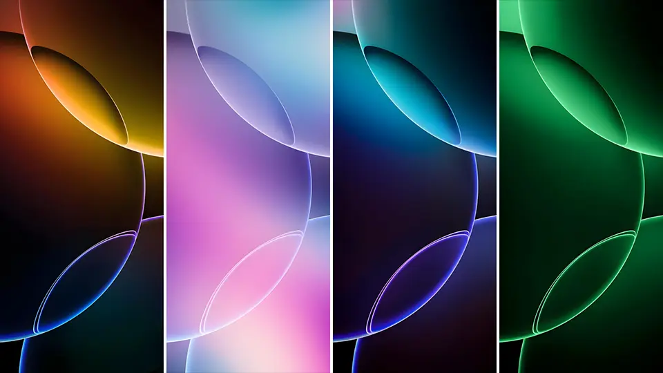 3D Glass Sphere Wallpapers for iPhone