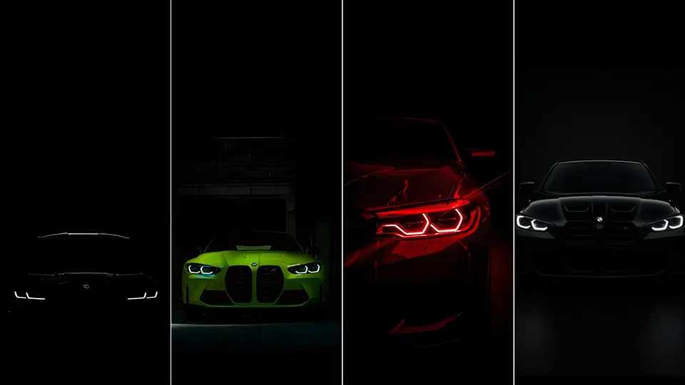 Battery-Saving AMOLED Black BMW iPhone Wallpapers