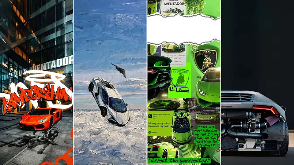 Epic Lamborghini Lock Screen Wallpapers for iPhone
