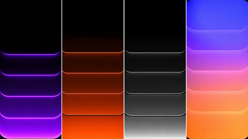 Layered App Dock Wallpapers for iPhone