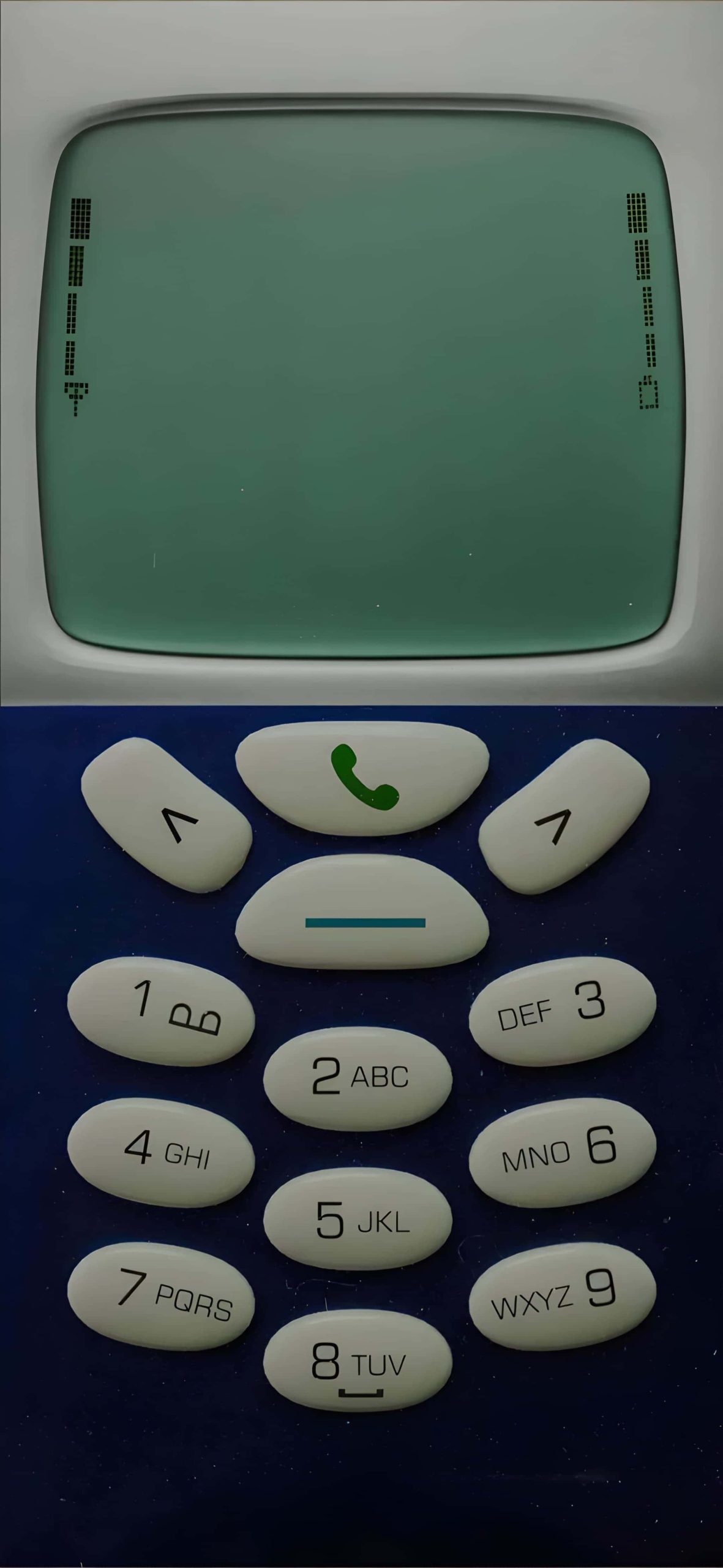 Retro Nokia Wallpapers for iPhone 4K | Nostalgic Phone Backgrounds 2 nokia-3310-classic-blue-casing-green-lcd-keypad-iphone-wallpaper