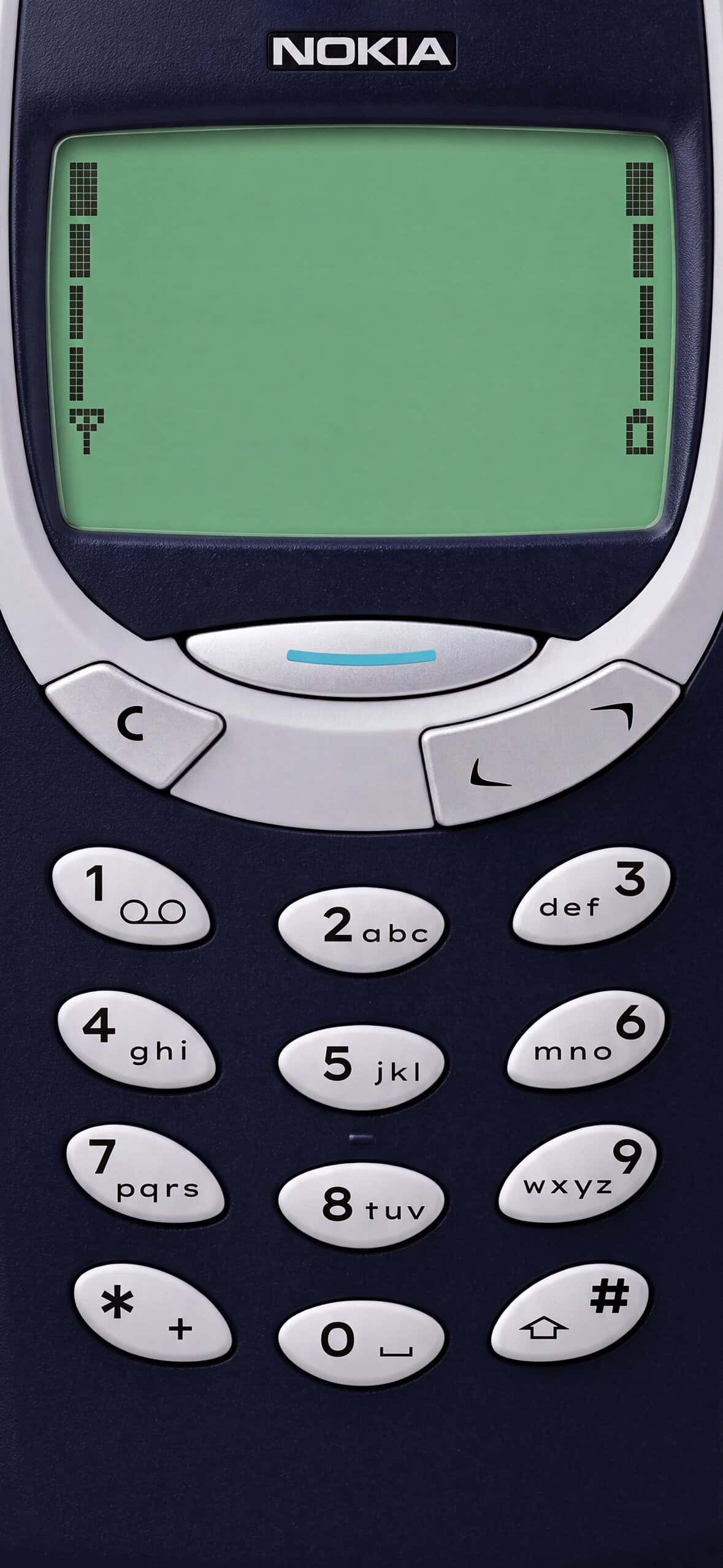 Retro Nokia Wallpapers for iPhone 4K | Nostalgic Phone Backgrounds 3 nokia-3310-dark-blue-silver-nav-keypad-iphone-wallpaper